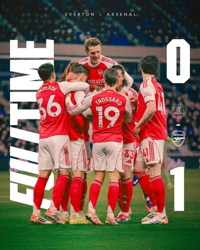 开云体育下载-【英超】哲凯赖什点射破门 阿森纳1-0客胜埃弗顿