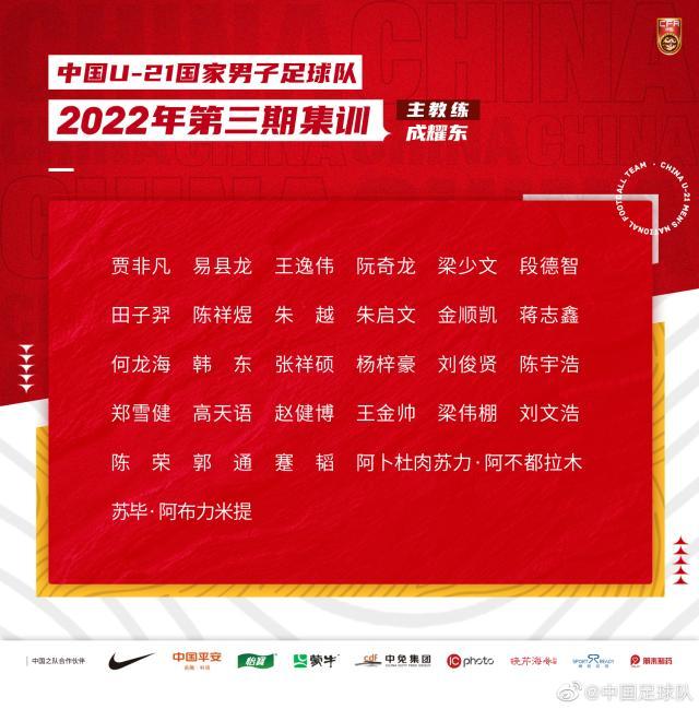 开云体育官网-U21国足出访克罗地亚名单：梁少文高天语在列