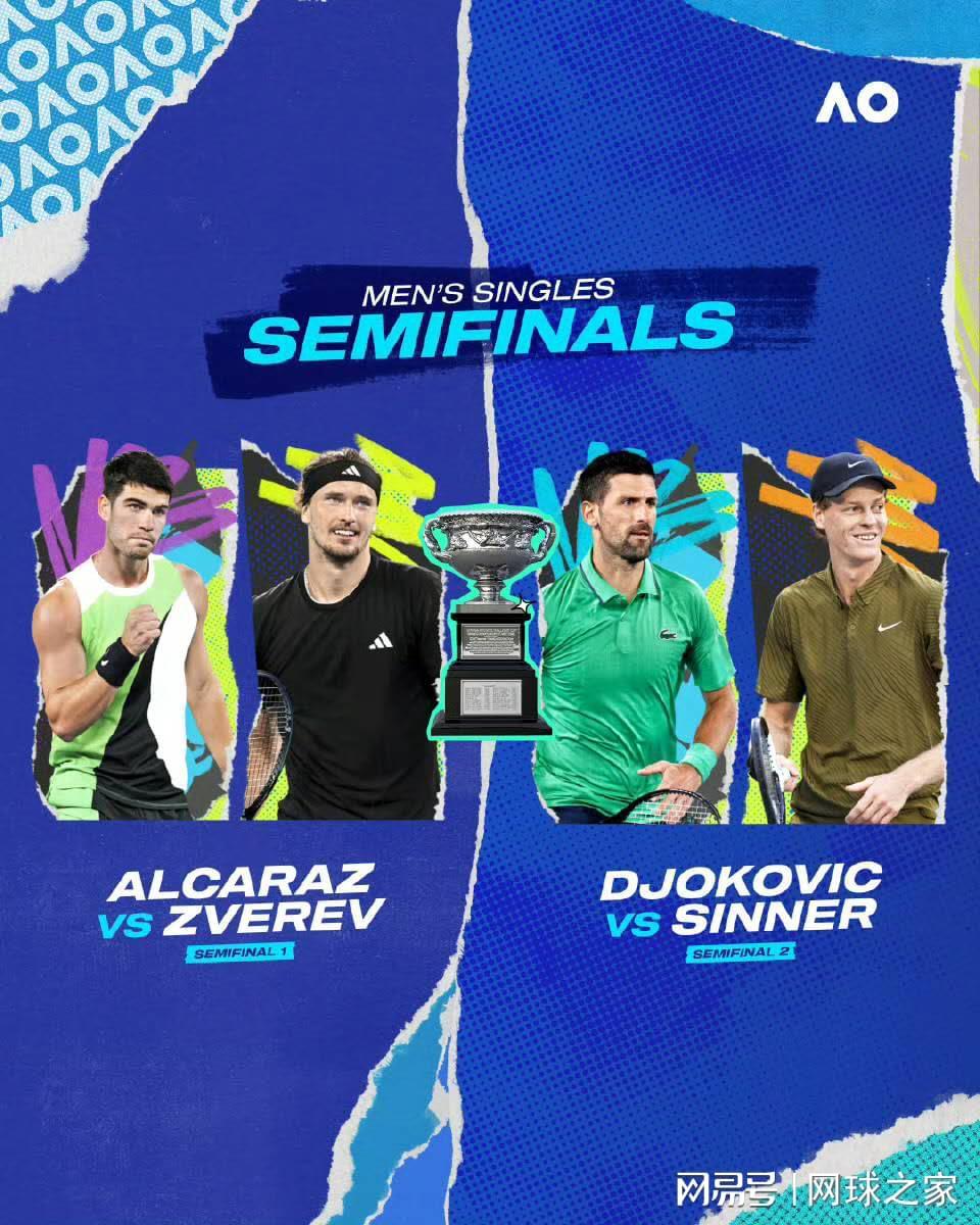 开云app-前四种子会师半决赛！澳网上次出现还是四巨头！